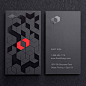 Spot UV Luxury Business Card Design