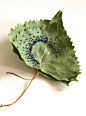 Embroidered Plant Leaves