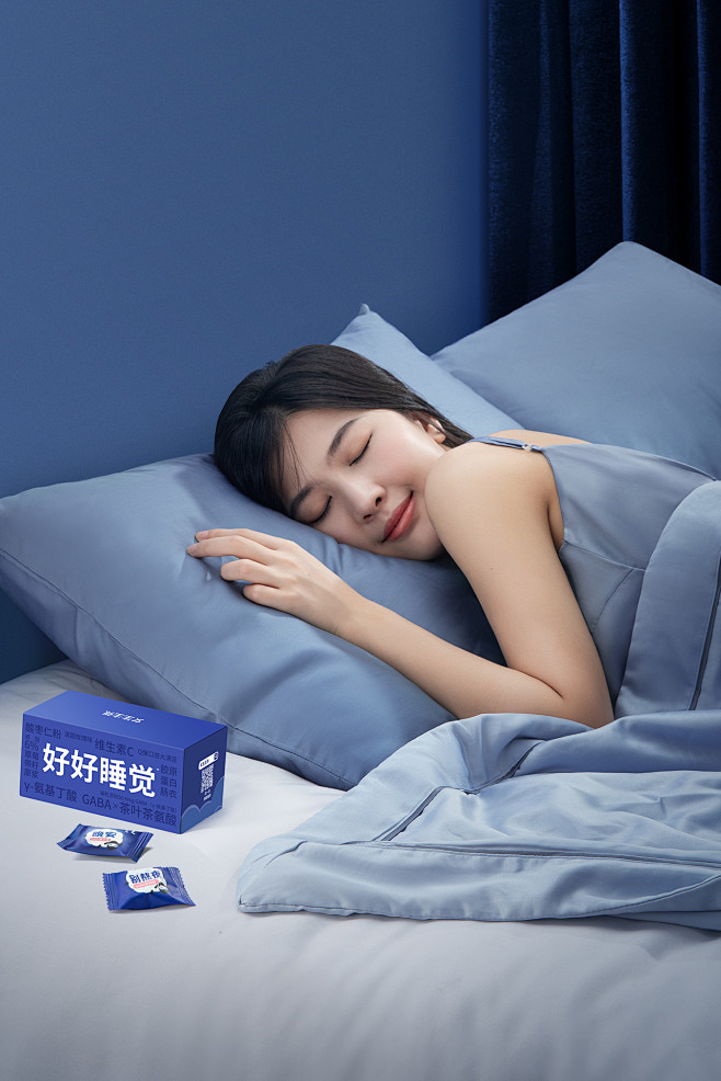 女生主张 _ GABA睡眠软糖_摄影_产...