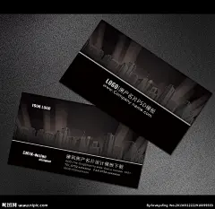 建筑房产名片源文件