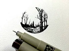 Derek Myers | 针管笔绘画 - 当代艺术 - CNU视觉联盟