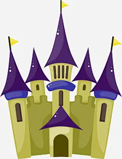 紫色暗黑系列城堡免抠素材 设计图片 免费下载 页面网页 平面电商 创意素材 png素材