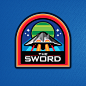 'The Sword' mission patches : Mission patch-style designs for Texas-based metal band The Sword.