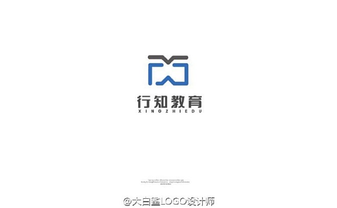 #LOGO设计# 文化教育品牌设计，行知...