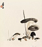 清新可人的“大千”蔬果！张大千的蔬果图每一帧都清新可人，每一帧都鲜活亮丽，一样的滋润、饱满，一样的小巧灵秀，一样的呼之欲出，栩栩如生，充满浓烈的生活情趣，让人观后食欲大增，流涎不已。更多精彩内容敬请关注：#微信公眾號  致中文化#