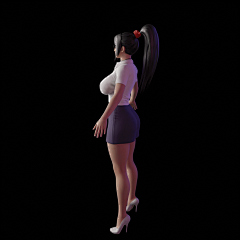 3D区的女神 不知火舞 Mai Shiranui-独立角色模型-3D模型,微元素 - 手机版 - Powered by Discuz!