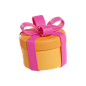 3D卡通粉色礼品盒礼物盒节日促销图标插图PNG免抠图_18