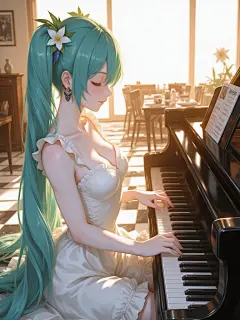 F.1二次元-初音壁纸唯美-LoRA-Zai-LiblibAI