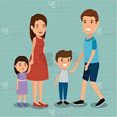 父母,性格,儿童,男孩,可爱的,女儿,人,男人,母亲,相伴