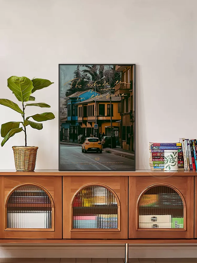 复古ins风卧室装饰画中古海报艺术桌面摆画小众摄影风景客厅挂画-tmall.com天猫-花瓣网