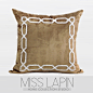 MISS LAPIN新古典/样板房沙发靠包抱枕/金色边框立体手工绣珠方枕-淘宝网