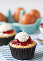 Cherry Pie Pancake Muffins