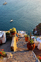 Caldera View Dining, Fira, Santorini, Greece