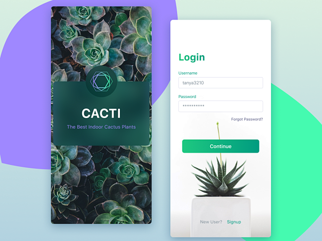 Cacti login