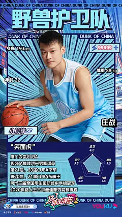 #这就是灌篮4# 综艺海报 人物海报 排版参考 配色