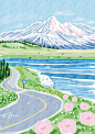 插画｜速写风景｜旅途的风景