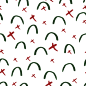 充满现代形状和抽象元素的假日主题系列图案 Modern Holiday | Patterns + Artboard