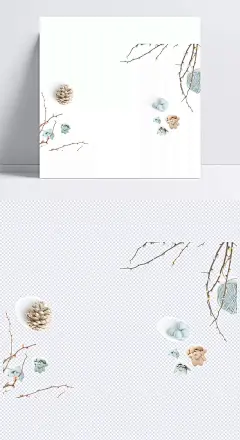 清新护肤品海报背景模板|清新,护肤品,枝条,松子,绿色,海报背景模板,花朵,化妆品,化妆品海报,卡通元素,手绘/卡通
