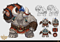 Character Concept Art for DEFENSE DERBY.