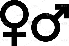 黑色,平坦的,女性标志,男性,简单,蜜月,丈夫,妻子,婚姻,爱