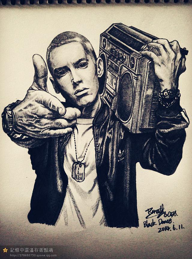 手绘# #阿姆# #eminem# #.