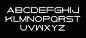MENES | typeface : A kind of typeface which i needed but couldn't find, so i made it.Inspired by OddJob and TheShapeOfThings typefaces.