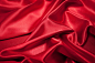 红色绸缎丝绸布料