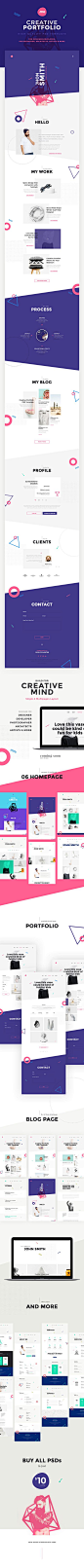 Me is a one page & Multi Pages psd portfolio & CV / Resume templates for Designer, Developer, Freelancer Artist, Photographer & Can be use for Personal Pages. Layers are well organized with proper naming conventions so you can easily access an