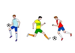 余生活爱好运动钓鱼攀岩旅行潜水瑜伽高尔夫矢量插画素材 (2) 