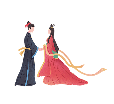七夕情人节牛郎织女爱情图片设计素材