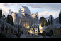 Palace of a Thousand Falls, Pace Wilder : The first set of images I did for Eytan Zana's Mentorship class last month. I wanted to focus on a Worldbuilding project for the class and try designing a new culture from the sketch phase all the way to a blocked