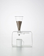 Coffee machine, white, glass, drip: