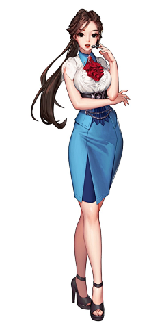 源味凉开水👑采集到女人插画