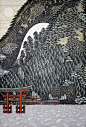 【版画】日本Ray Morimura（雷森村）作品选_荷舞东风_新浪轻博客_Qing