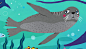海洋40-70CM 画儿晴天海洋主题拼图玩具插画 鲸鱼、海豚 海马 章鱼 海马 水母 海龟 蝠鲼鱼……