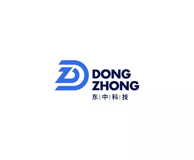 学LOGO-东中科技-科技公司品牌logo-多字母构成-左右排列-DZ
