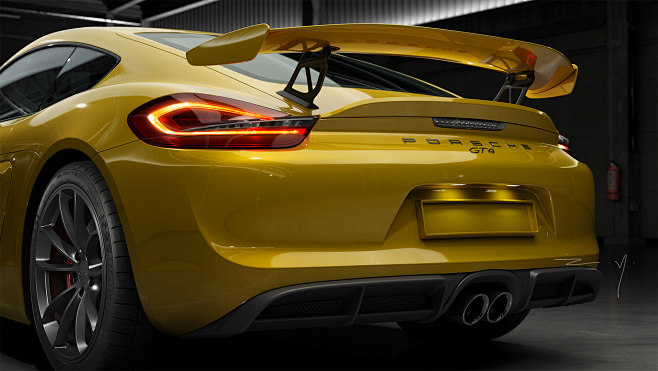 PORSCHE GT4 FULL CGI...