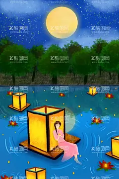 中秋节插画海报  - 源文件下载【酷图网】中秋海报,传,海报节日,海报,中秋节,海报背景,中秋,中秋背景,中秋贺卡,中秋节背景,中秋放假,通知,中秋元素,设计,广告设计,展板模板,