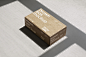 棕色瓦楞纸快递纸箱物流包装设计贴图展示样机模板素材 Brown Box Mockup