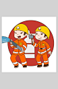 消防安全宣传全国消防安全日插画
