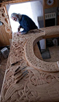 Now this would be an epic project!    Norsk Wood Works -- Norwegian Wood Carvers and Carving Woods  www.norskwoodworks.com: 