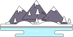 冰山雪山雪景冰川PNG素材PNG
