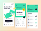 ZA Bank - Virtual bank uiux debit card transfers balance wallet product design money finance fintech app banking transactions icon radesign account art branding illustration vector