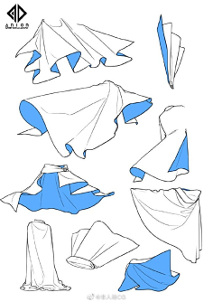 布褶研究-花瓣网|陪你做生活的设计师 | 裙子画法