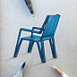 A Month of Chairs (11/30) Outline Chair by Michael Samoriz Have any ideas for chairs? Let me know in the comments! . . . . #idsketching #industrialdesign #furniture #furnituredesign #design #product #productdesign #render #art #instaart #draw #drawing #sk