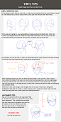 Head and face structure tutorial by Tiribrush