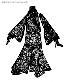 传统黑白人物身体剪纸画矢量素材AI|AI设计|传统图案|工艺美术|工艺品|黑白图案|剪纸画|民间艺术|人物身体|矢量|矢量素材|中国风