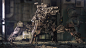 General 1920x1080 digital art cannons military mech artwork weapon concept art robot machine