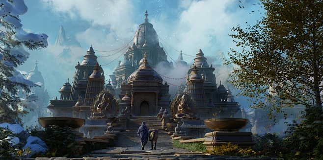 Temple-花瓣网