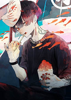 麟千岁采集到插画师-Sakusya2honda